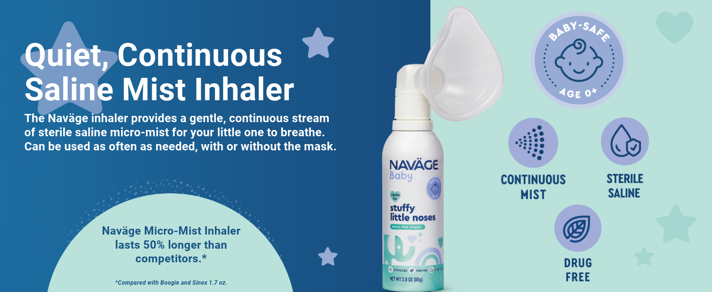 quiet, continuous saline mist