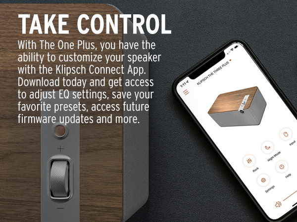 Klipsch The One Plus - The Three Plus_Take Control