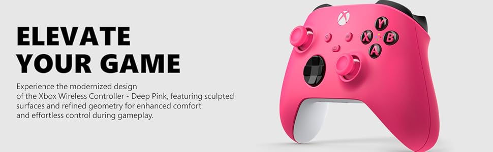 Microsoft - Microsoft XBOX ワイヤレス コントローラー ディープ ピン Amazon.co.jp: 【純正品】Xbox ワイヤレス コントローラー