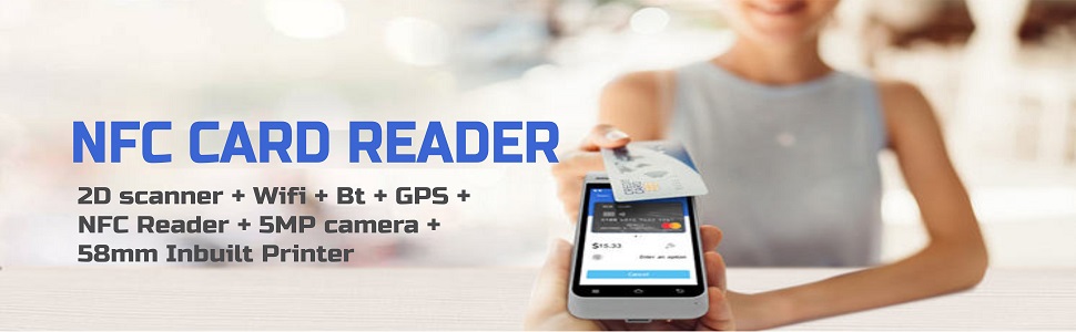 z91 With NFC Card Reader Handled Android Pos