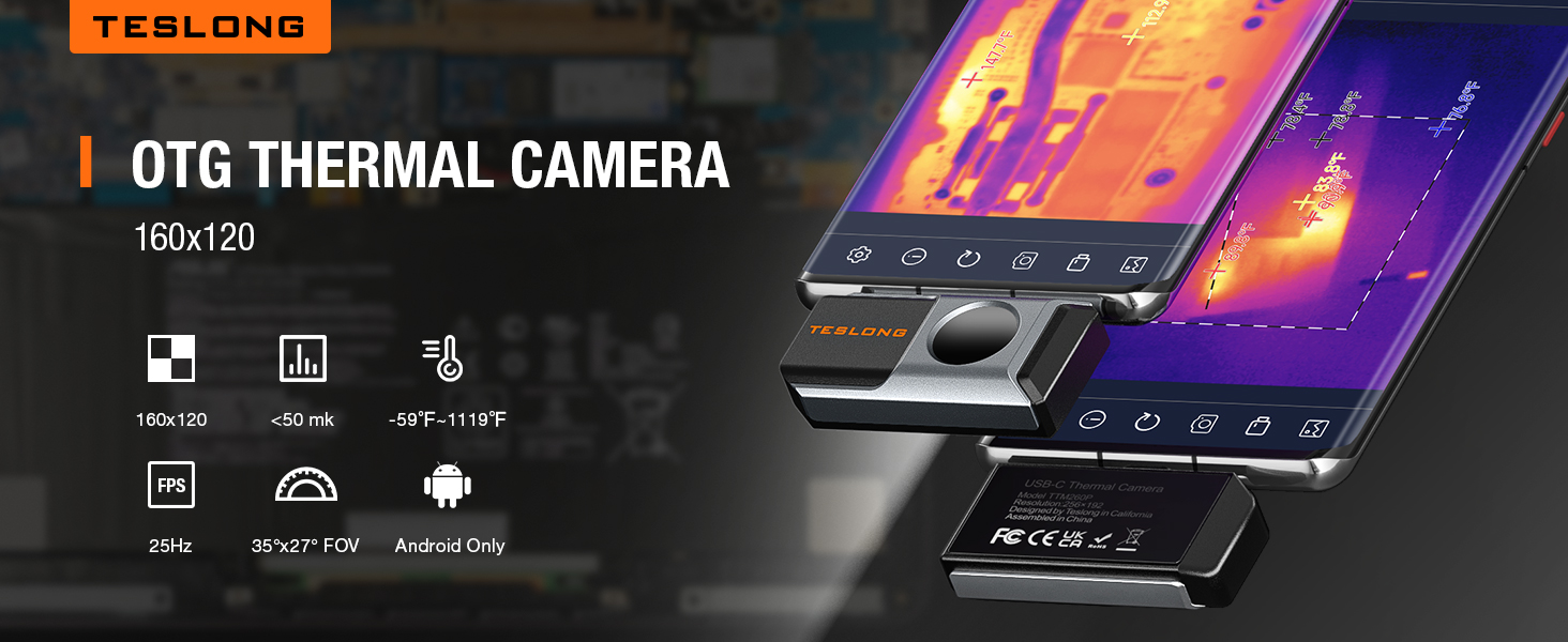 Thermal Camera Android Teslong Thermal Imaging Camera