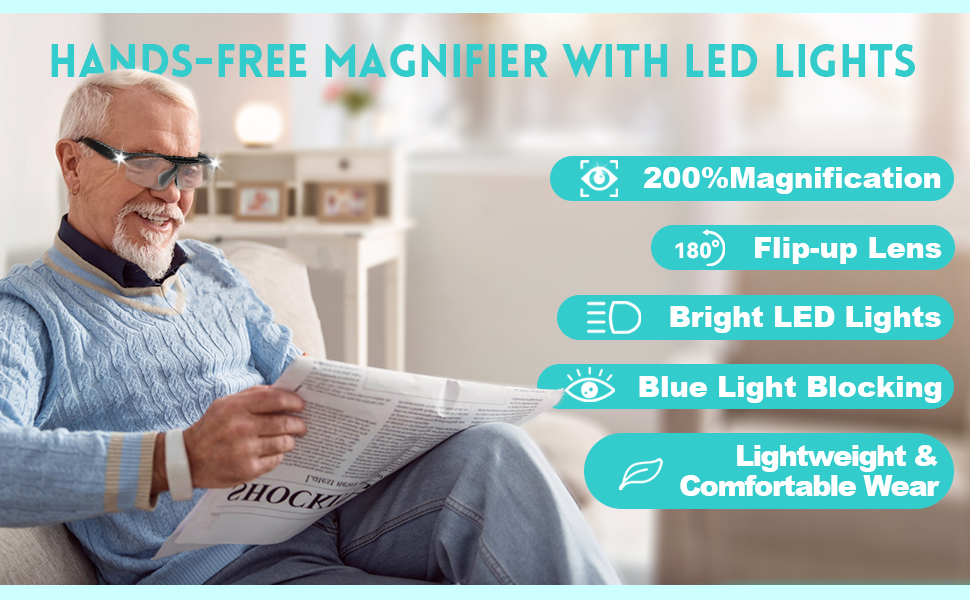 Magnifying Glasses with Light