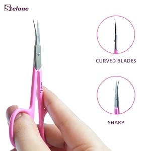 Cuticle Scissors Extra Fine Curved – Stainless Steel Professional Manicure Scissors Curved Finely Pointed & Thin Build – Perfect for Dry Skin, Frayed Tissue, & Tiny Hangnails - 1st Choice Beauty Supply (3) Cuticle Scissors Extra Fine Curved – Stainless Steel Professional Manicure Scissors Curved Finely Pointed & Thin Build – Perfect for Dry Skin, Frayed Tissue, & Tiny Hangnails - 1st Choice Beauty Supply (3)