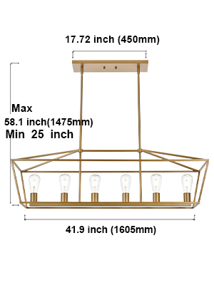 kitchen island chandelier