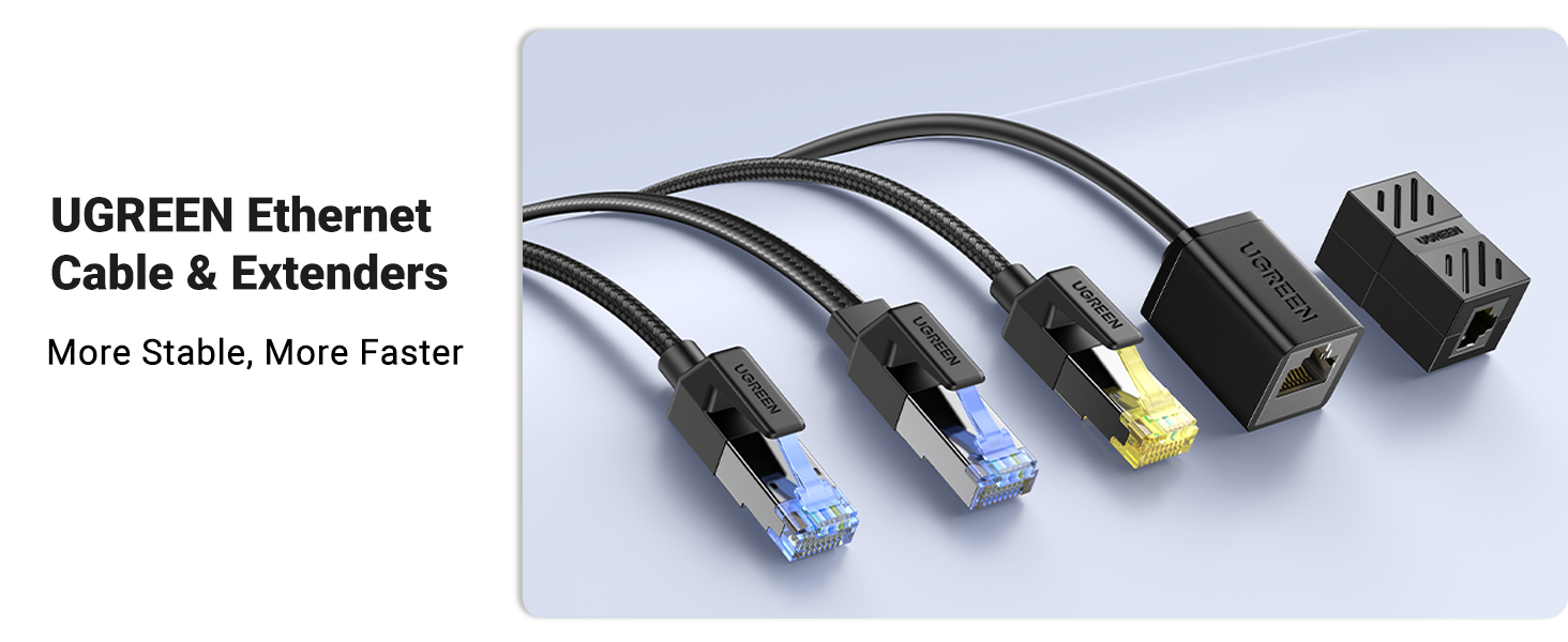 UGREEN Braided Cat 8 Cable 6FT Bundle with