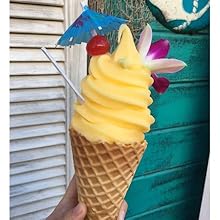 Dole Soft Serve Mango Cone