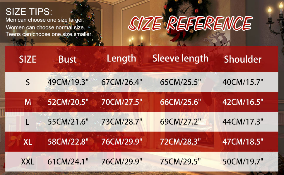 Belovecol Unisex LED Light Up Christmas Jumper Ugly Xmas Sweater Funny