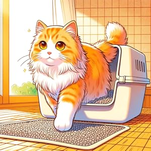 トイレから出る