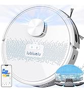 Lubluelu Saugroboter mit Wischfunktion 3-1, 4000Pa Staubsauger Roboter Lasernavigation mit 5 Kart...