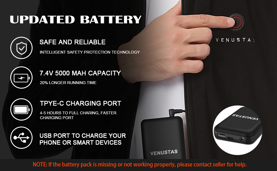 battery powered sweatshirt