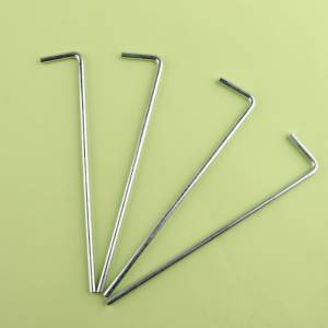 Tent stakes, glow-in-the-dark stakes