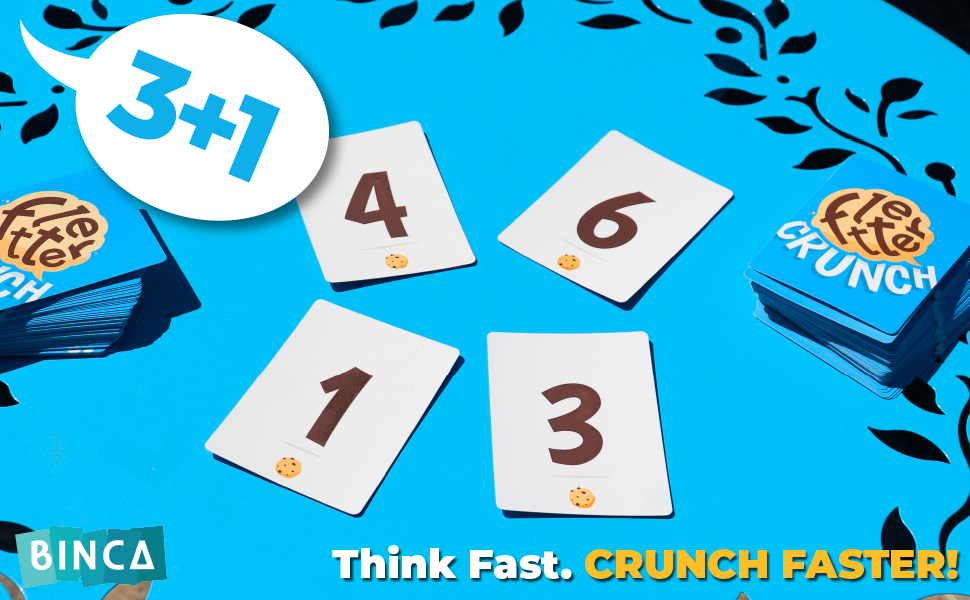 Binca Fletter Card Games, Fast Paced Family Card Game for Game Night