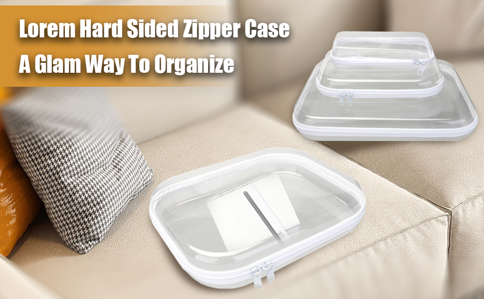 Zippered Transparent Cases for Snacks