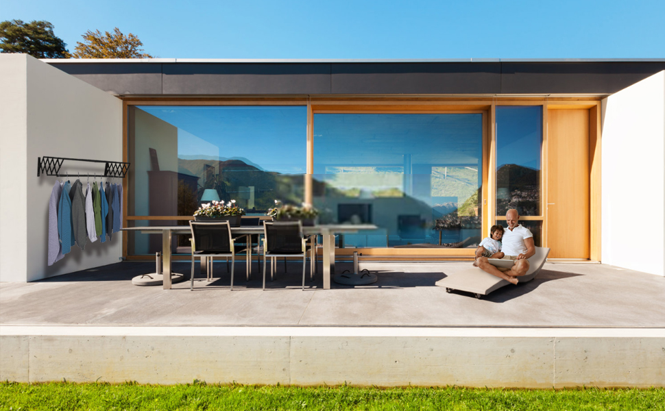 The indoor clothes drying rack