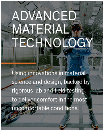 GORE WEAR advanced material technology tested in the lab and in the field