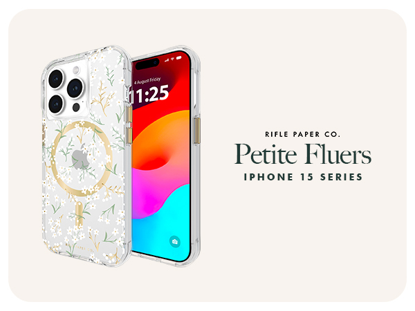 Amazon.com: Rifle Paper Co. iPhone 15 Pro Case [Compatible