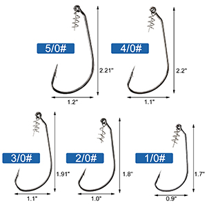 Twist Lock Fishing Hooks