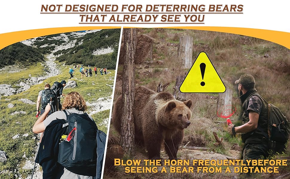 Use it before you see a bear.Keep bears away from the area.
