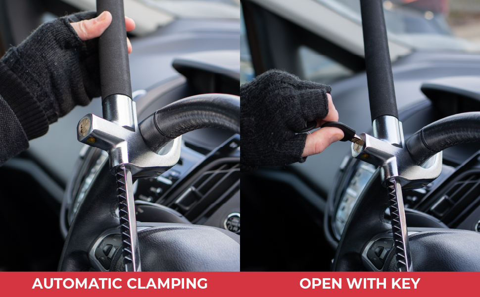 car anti theft device car crook locks car lock anti-theft device car lock steering wheel crook lock