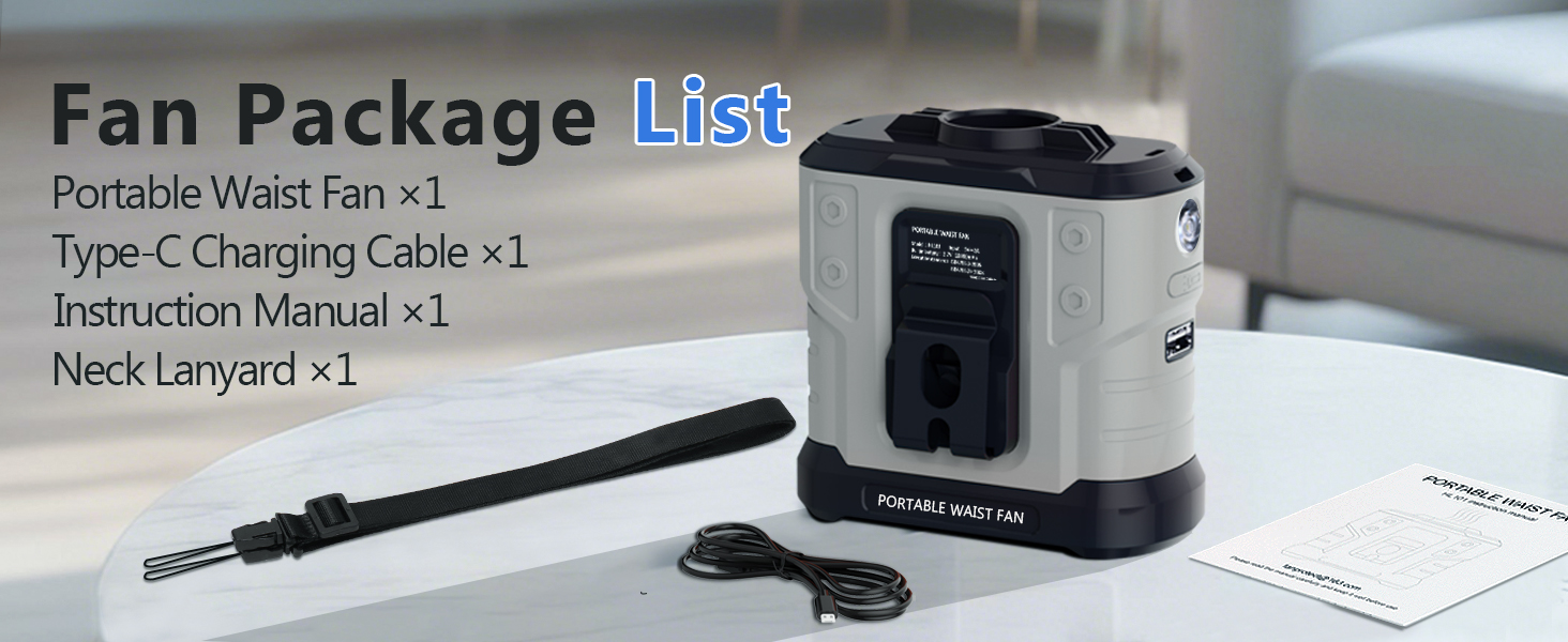 Portable Waist Fan