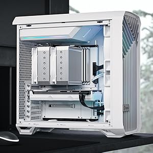PCケース(自作PC用) FractalDesign Torrent Compact TG Clear T Amazon | Fractal Design Torrent White RGB TG Clear Tint 冷却