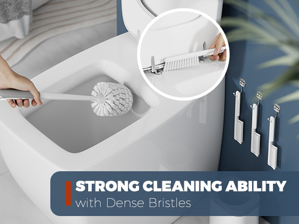 toilet bowl brush and holder