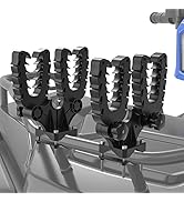 KEMIMOTO Double Tool Holder for ATV, Tool Mount for ATV, Bow Rack Tool Grips with Rubber Straps C...