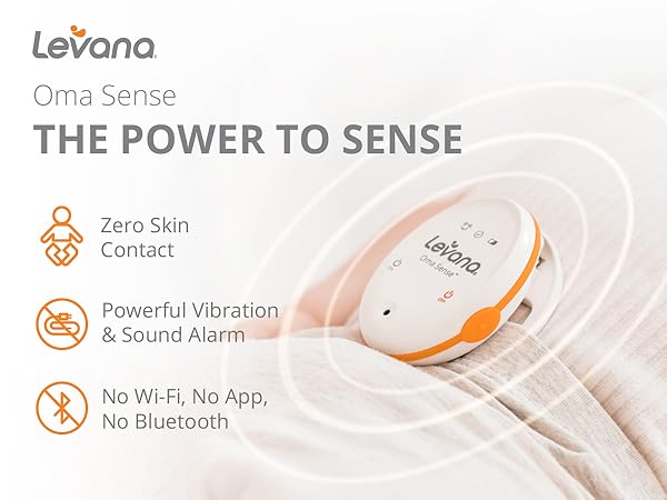 Oma Sense, Zero Skin Contact, Powerful Vibration & Sound Alarm, No Wi-Fi, No App, No Bluetooth