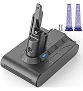 6500mAh V7 Akku, Ersatzakku für Dyson V7 SV11 Animal Motorhead Pro Trigger Fluffy Matress Car+Boa...