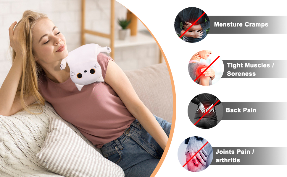 Microwave Heating Pad for Cramps Pain Relief, 16 * 12