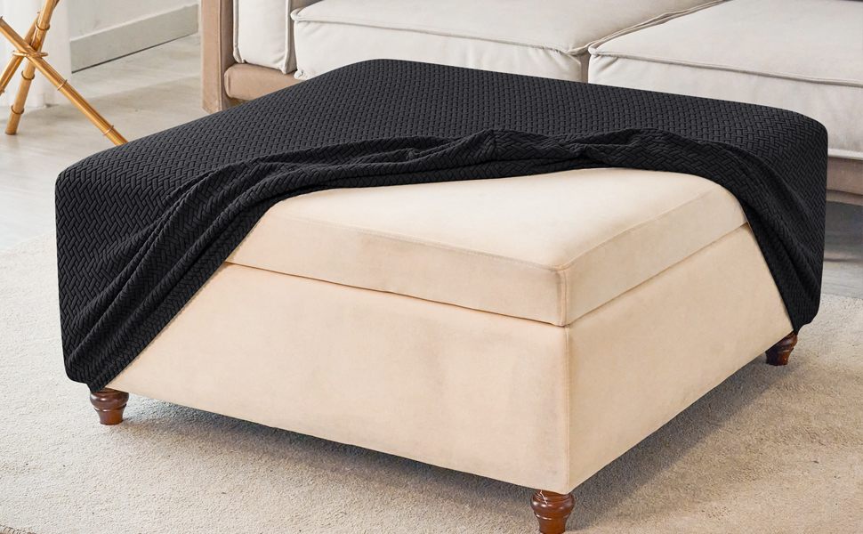 square ottoman cover 
