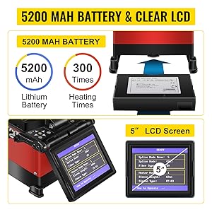 Handheld fiber fusion splicer