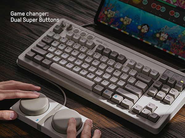 【ほぼ未使用】8BitDo Retro Mechanical キーボード 8BitDo Retro Mechanical Keyboard レビュー】レトロとハイテク