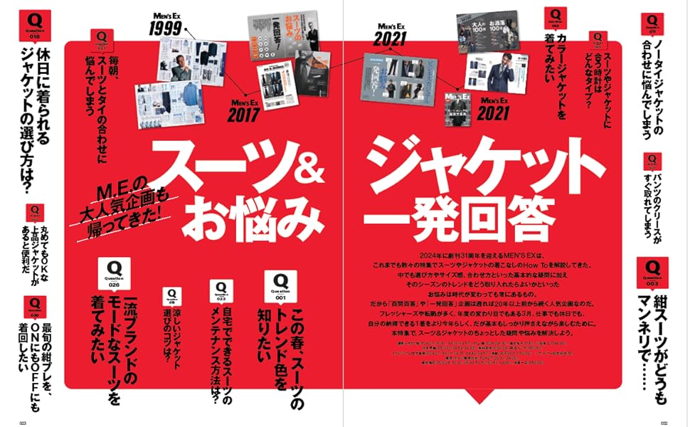MEN'S EX 2004年5月号／2008年5月号 MEN'S EX（メンズ エグゼクティブ） 2008年12月号 (発売日2008年
