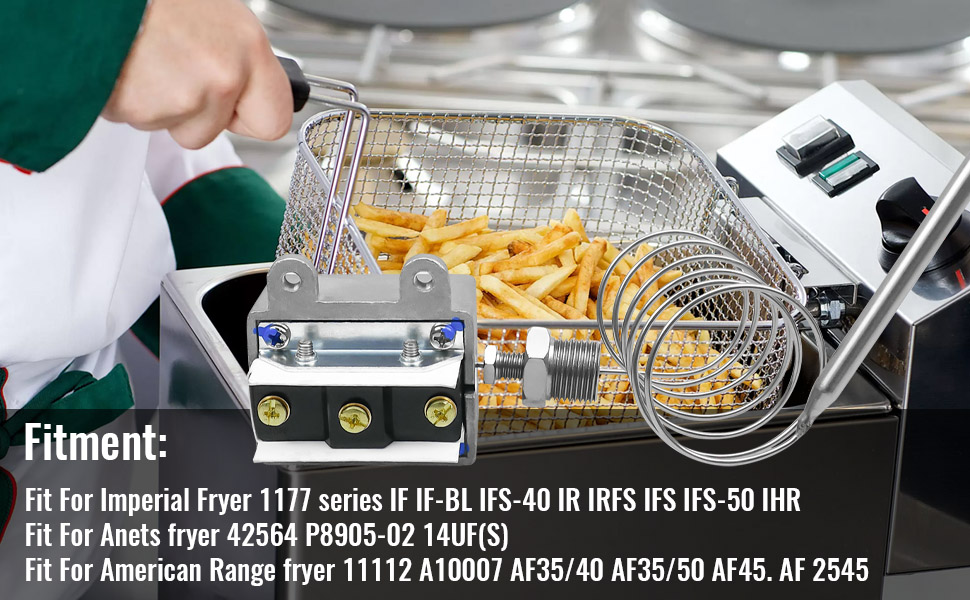 1177 High Limit Thermostat Switch for Fryer 3/8" Mpt Stuff
