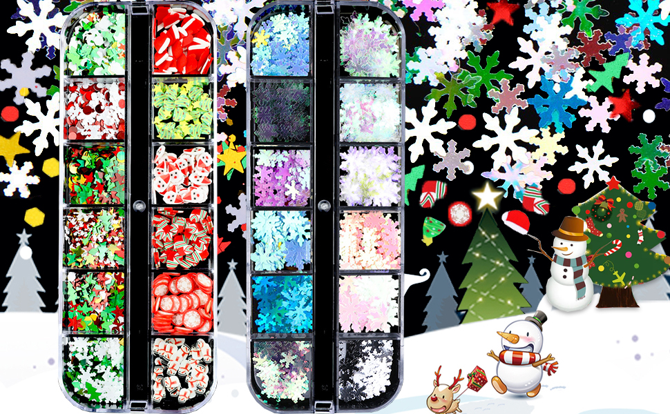 snowflake glitter