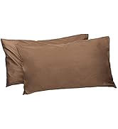 rockcloud 100% Cotton Pillow Cases Standard Size Pillowcase Ultra Soft & Cool Hypoallergenic, Pac...