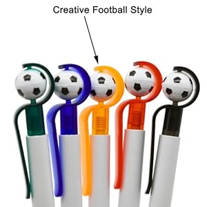 Amazon.com : Maydahui 10 PCS Soccer Shape BallPoint Pen Fun