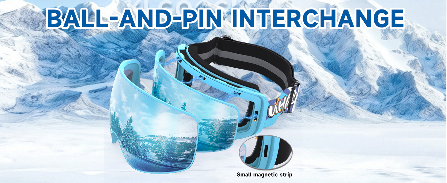 Whale Ski Goggles Snowboarding Goggles OTG Snow Goggles