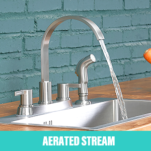 kitchen faucet with sprayer