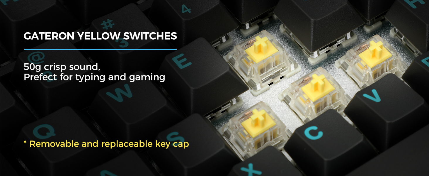 Gateron Yellow Switches