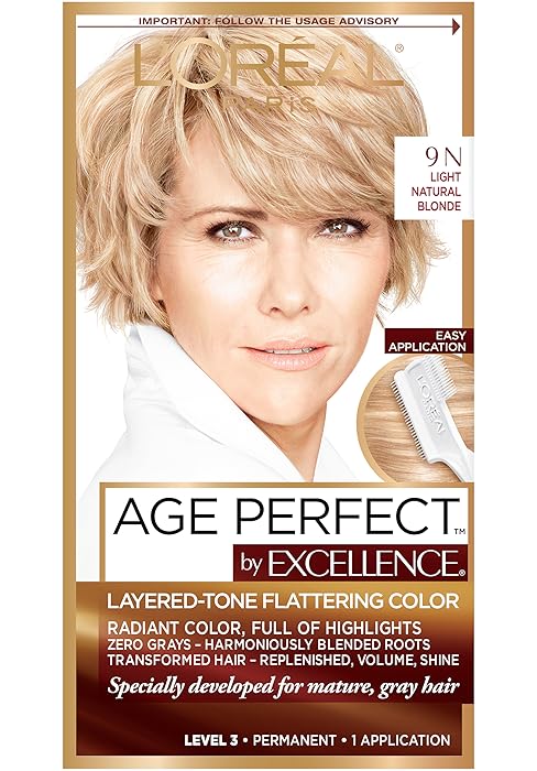 Age Perfect, Shade 9N Light Natural Blonde