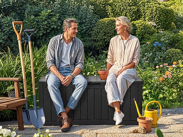 Amazon.com: YITAHOME 80-Gallon Waterproof Resin Outdoor