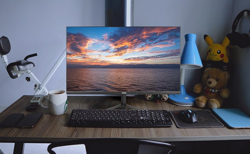 Thinlerain 27calowy monitor FHD 1920 x 1080p IPS LED monitor do