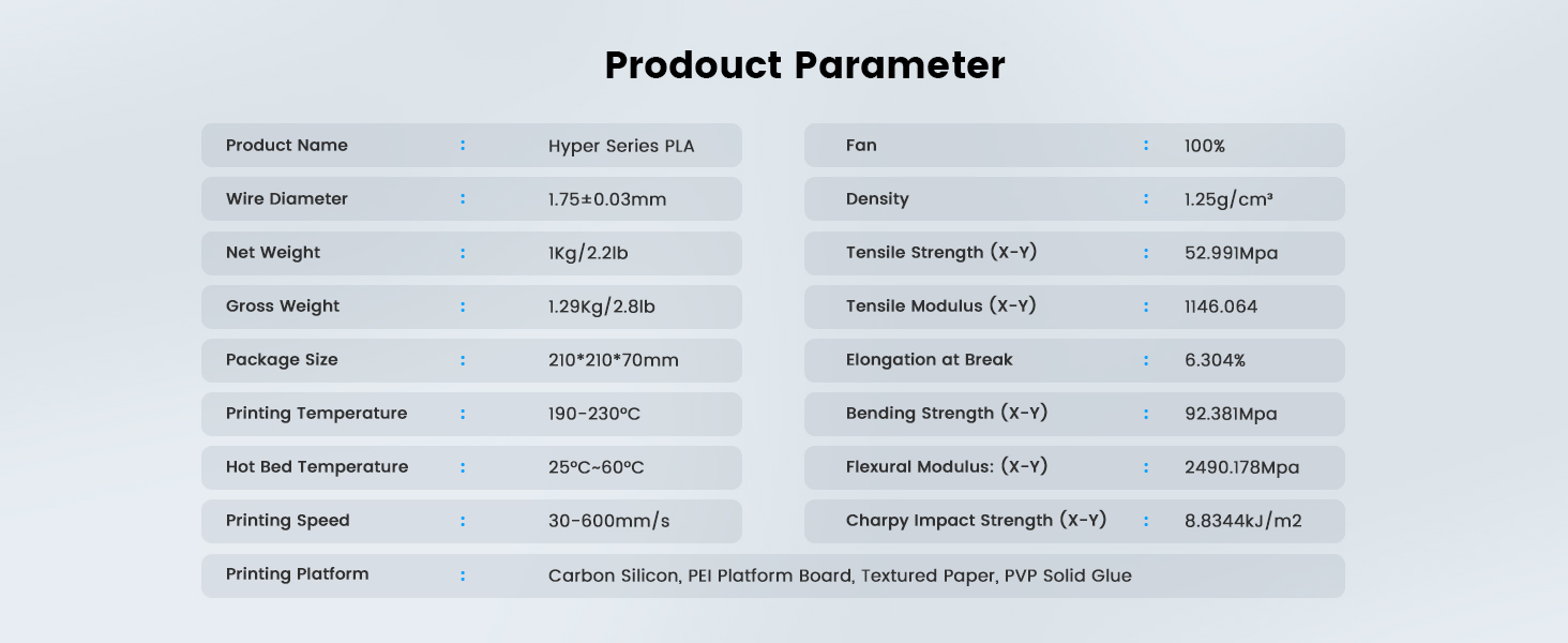 Creality Hyper 3D Printer Filament