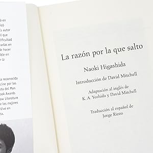 La razón por la que salto : Higashida, Naoki: Amazon.com.mx