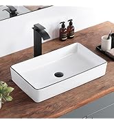 KDKSC 22 Inch Undermount Bathroom Sink Rectangular Undermount Sink