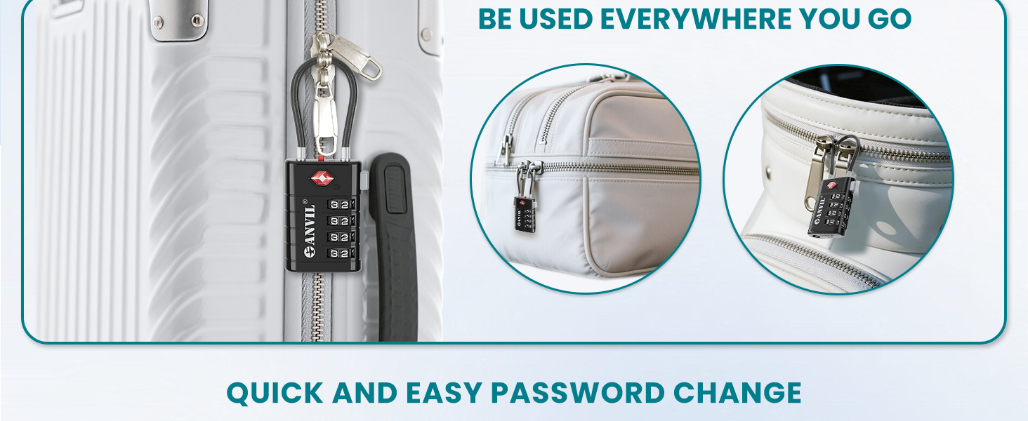 Luggage Lock Application Examples
