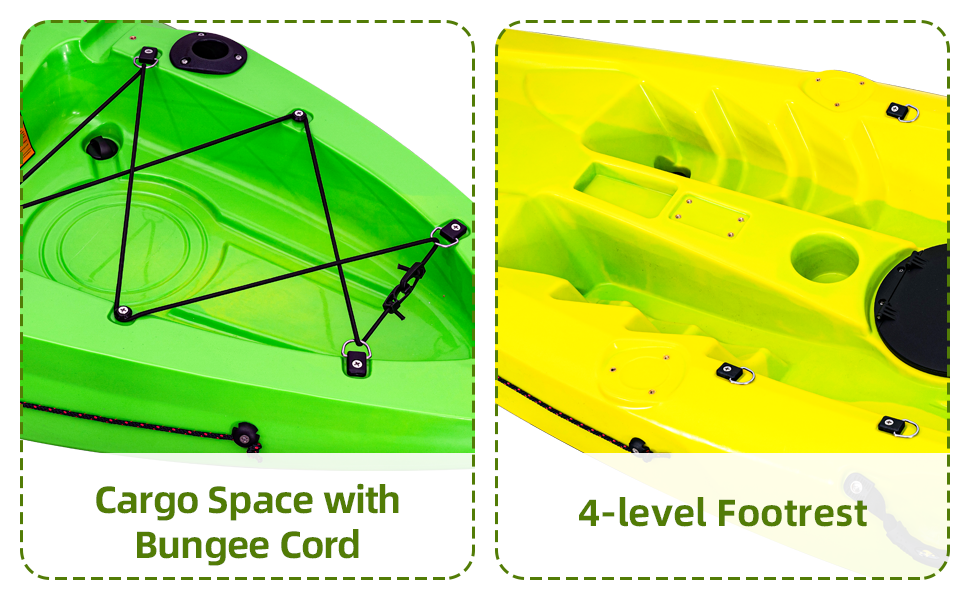 Fishing Kayaks, Sit on Top Kayak for adults with Paddle