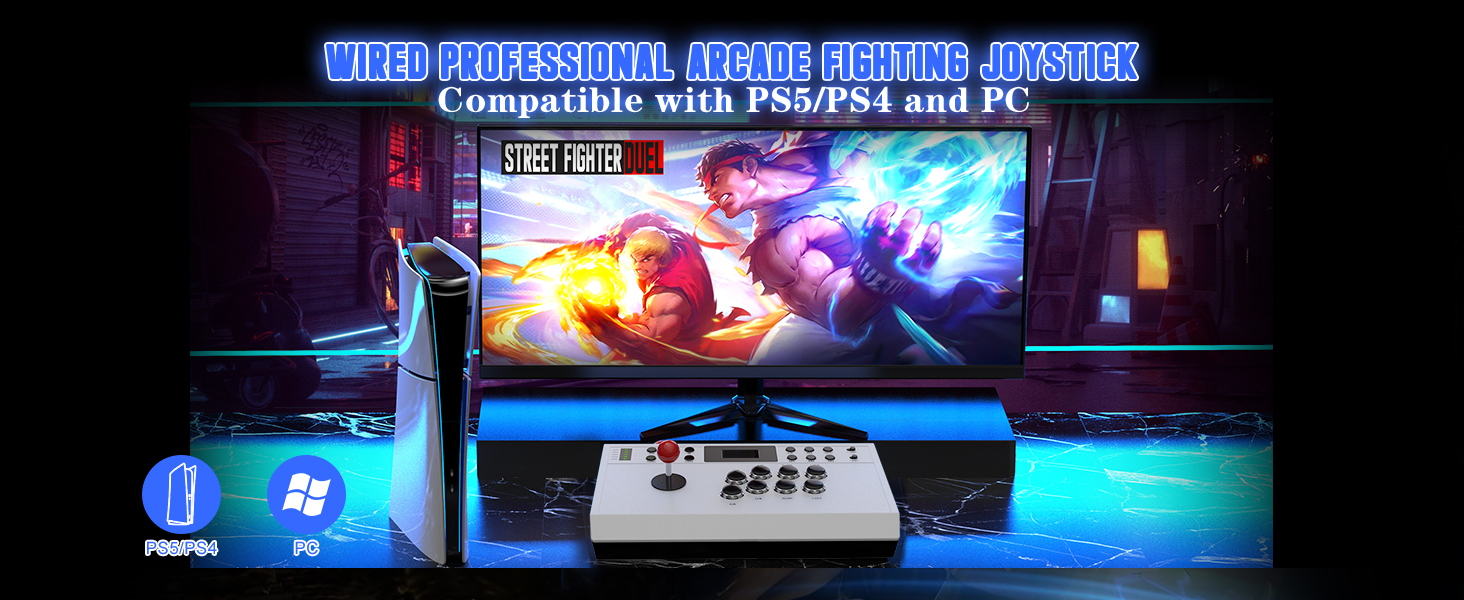 for ps5 arcade fighting joystick fight stick for playstation 5